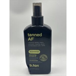 B. Tan Tanned AF Intensifier Accelerating Tanning Hydrated Oil Enhance 8 fl oz